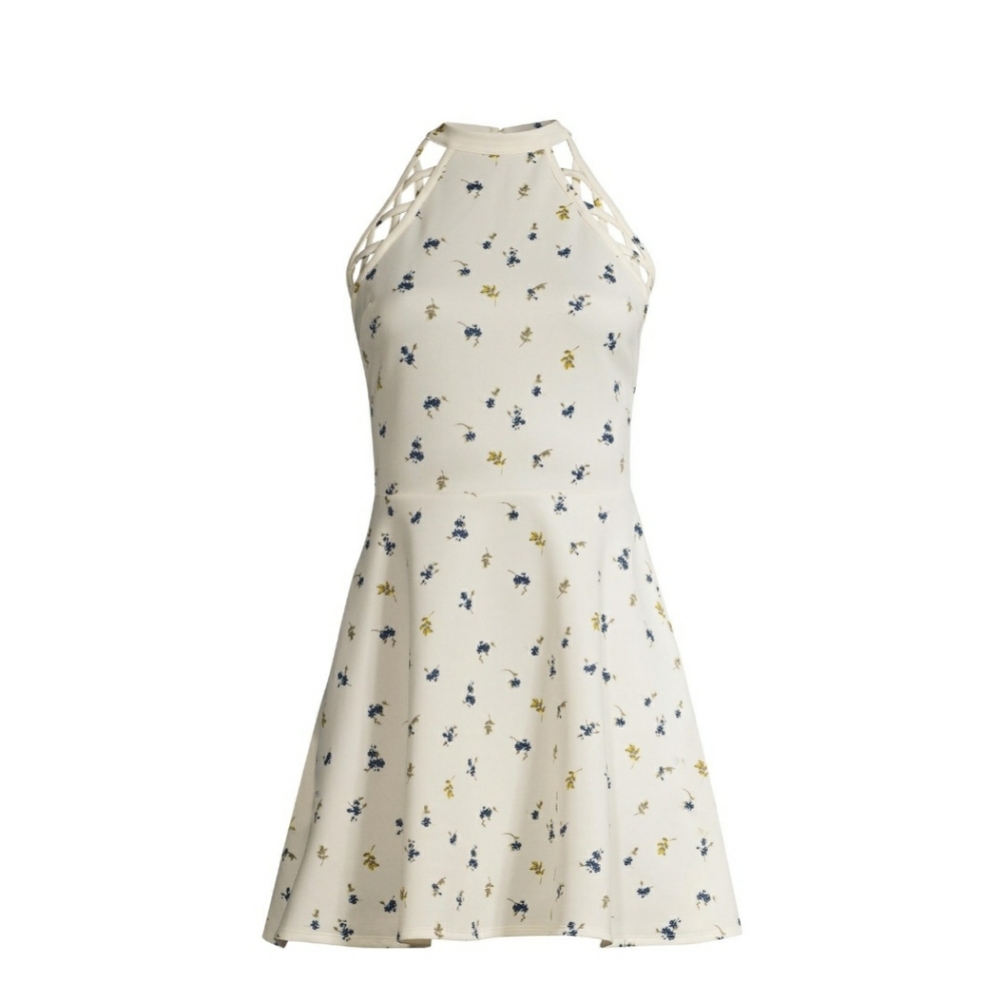 NWT Feminine Flirty Sleeveless Scuba Dress - Picture 5 of 7
